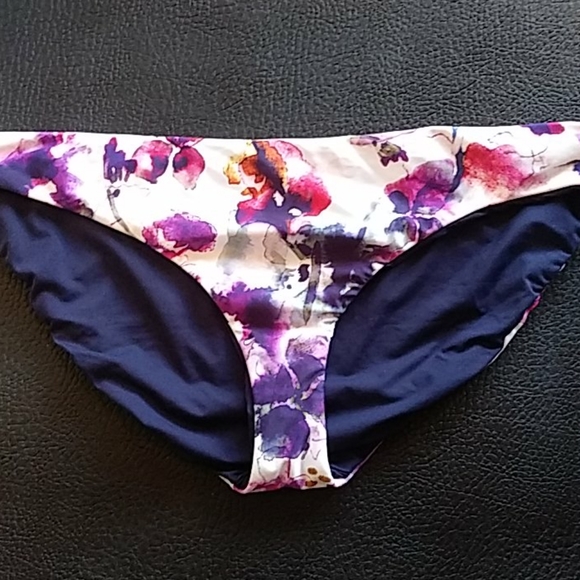 Athleta Other - Athleta Reversible Watercolor Bikini Bottom XL